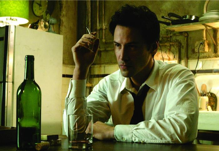 John Constantine from Constantine smoking