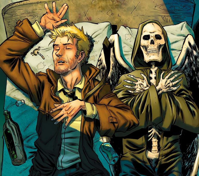 John Constantine and Death sleeping