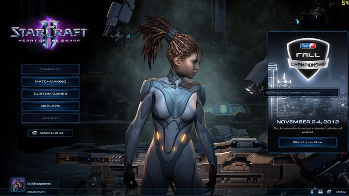 Sarah Kerrigan from StarCraft: Heart of the Swarm