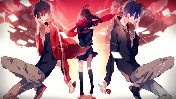 Ayano Tateyama and two boys
