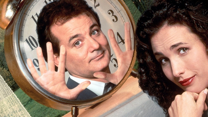 Bill Murray and Andie MacDowell in Groundhog Day