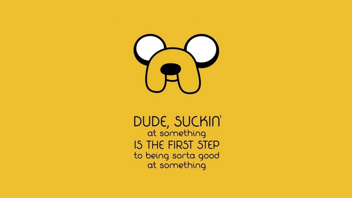 Jake the Dog from Adventure Time quote