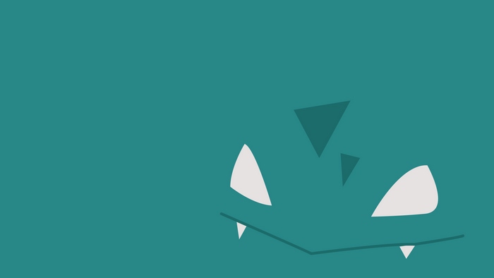 Ivysaur from Pokémon Minimalist Art