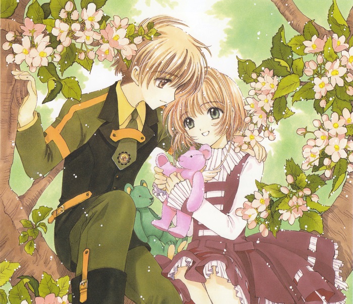 Sakura Kinomoto and Syaoran Li from Cardcaptor Sakura