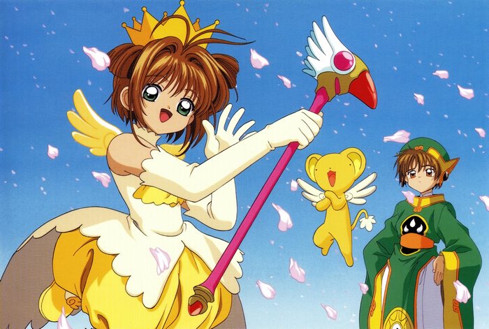 Sakura Kinomoto and Syaoran Li from Cardcaptor Sakura