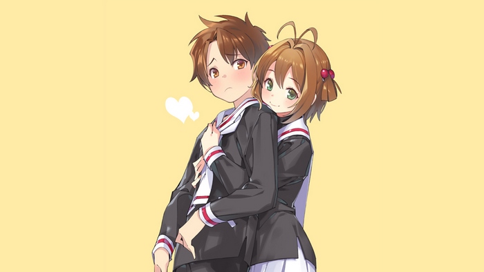 Sakura Kinomoto and Syaoran Li from Cardcaptor Sakura