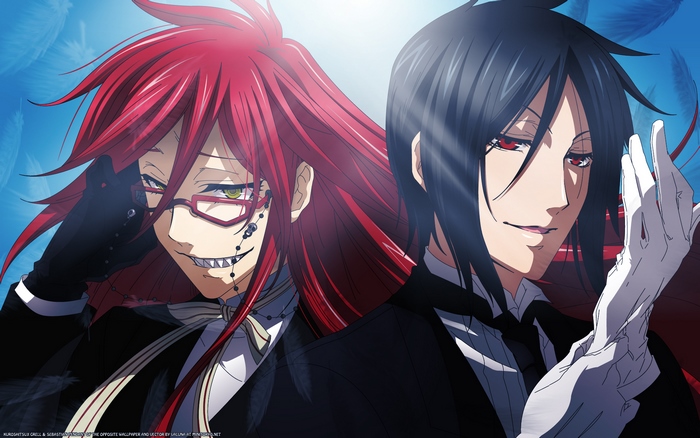 Grell Sutcliff and Sebastian Michaelis from Black Butler