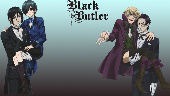 Sebastian Michaelis and Ciel Phantomhive from Black Butler