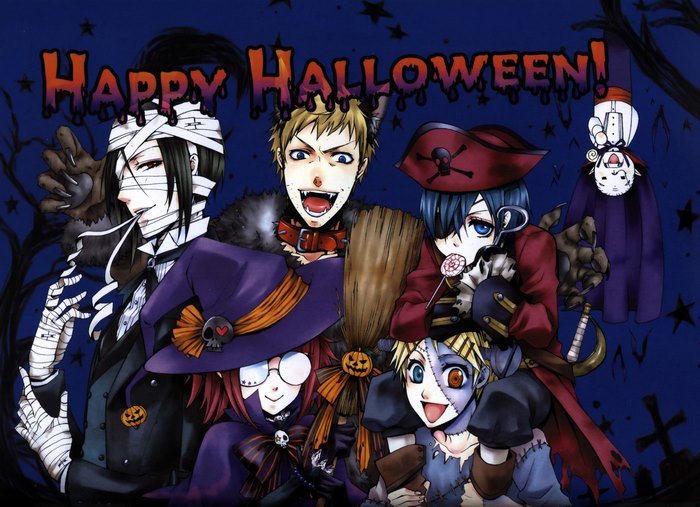 Black Butler Halloween characters
