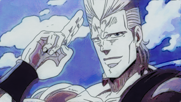 Jean Pierre Polnareff from JoJo's Bizarre Adventure
