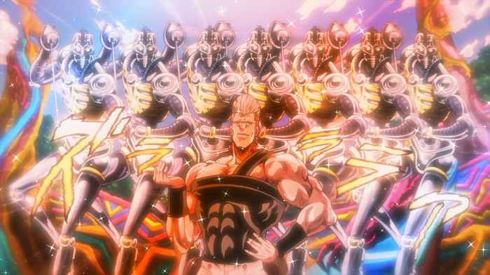 Jean Pierre Polnareff and Silver Chariot Requiem from JoJo's Bizarre Adventure