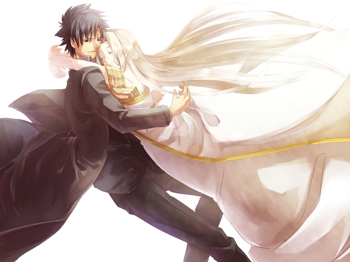 Kiritsugu Emiya and Irisviel von Einzbern