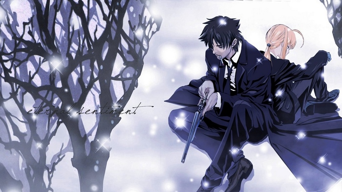Kiritsugu Emiya and Saber from Fate/Zero