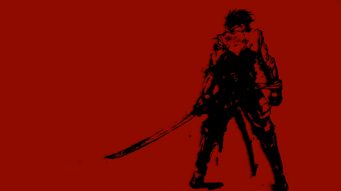 Toyohisa Shimazu with Katana