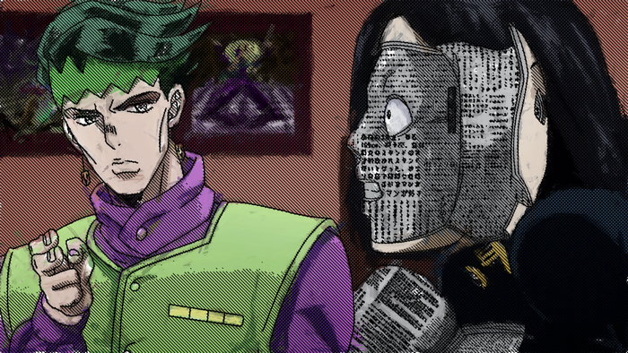 Rohan Kishibe from JoJo's Bizarre Adventure