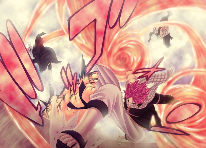 Rogue Cheney from Fairy Tail fighting