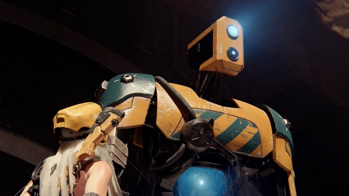 Joule from Yaiba: Ninja Gaiden Z with a robot