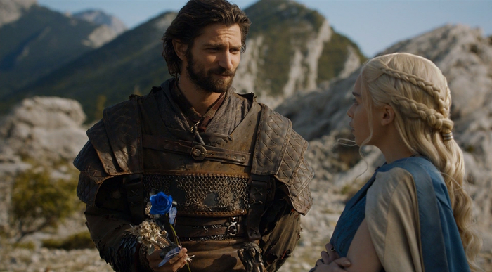 Daario Naharis and Daenerys Targaryen from Game of Thrones