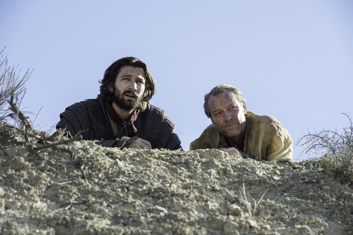 Daario Naharis in a desert landscape
