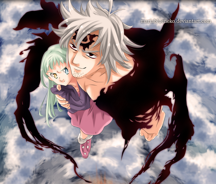Estarossa and Elizabeth from The Seven Deadly Sins