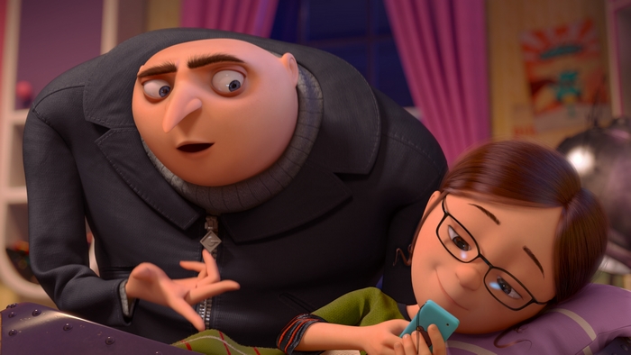 Margo and Gru from Despicable Me