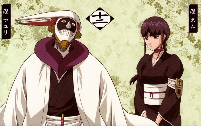 Mayuri Kurotsuchi and Nemu Kurotsuchi from Bleach