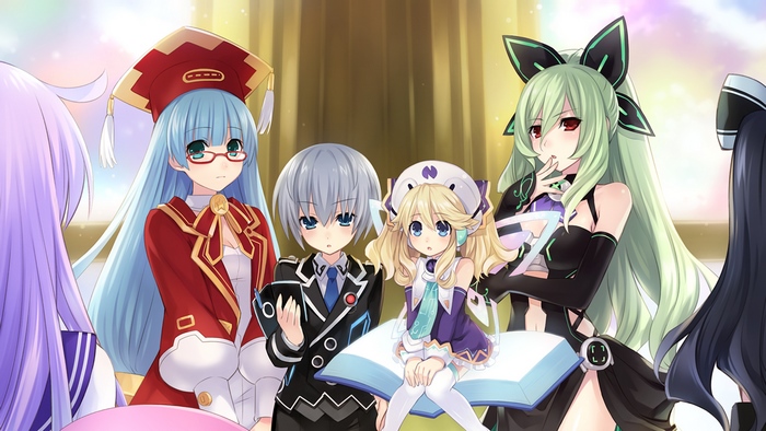 Nepgear and friends from Hyperdimension Neptunia