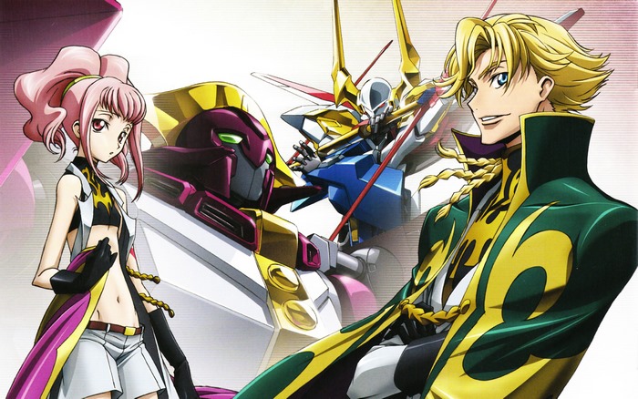 Anya Alstreim and mecha from Code Geass