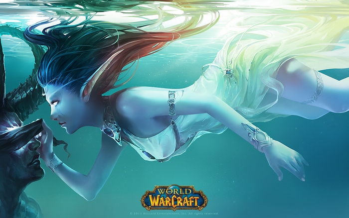 Azshara and Illidan from World of Warcraft