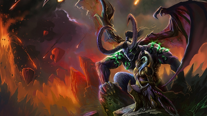 Illidan Stormrage from World of Warcraft
