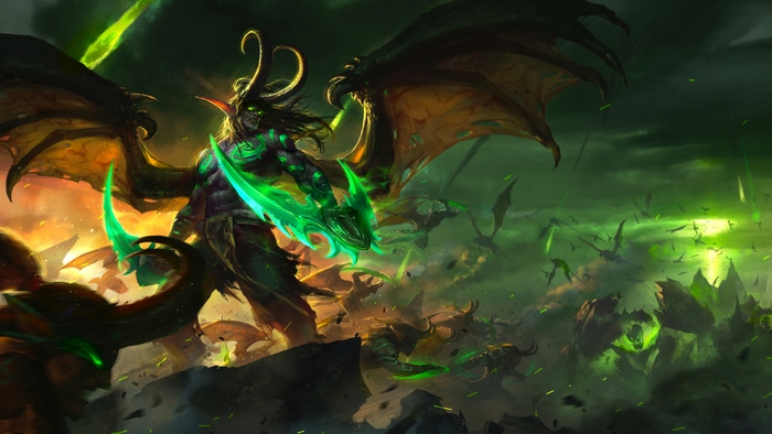 Illidan Stormrage from World of Warcraft