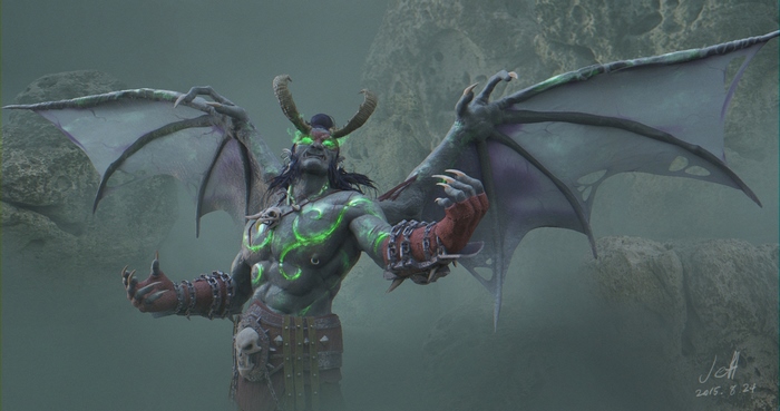Illidan Stormrage from World of Warcraft