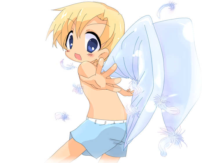Youhei Sunohara with a pillow