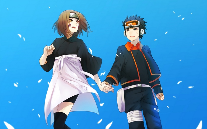 Rin Nohara and Obito Uchiha from Naruto