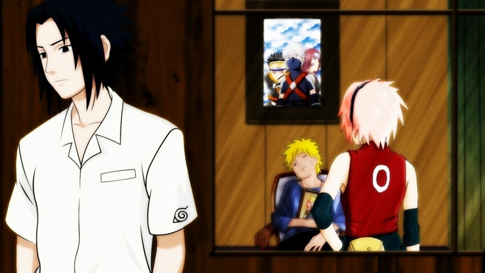 Sasuke, Sakura, and Naruto from Naruto