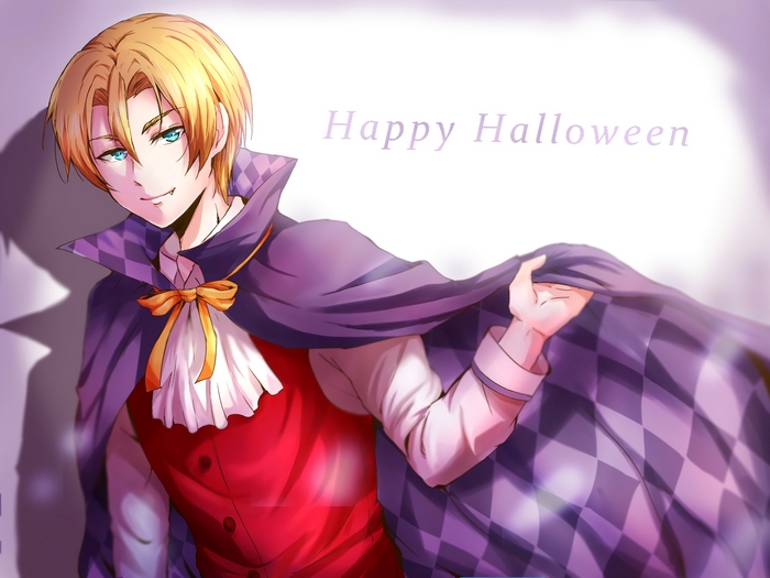 Takumi Aldini from Food Wars! Happy Halloween