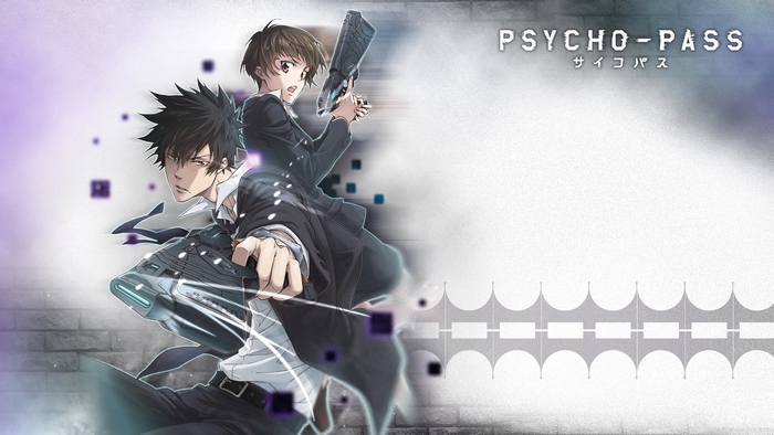 Shinya Kogami and Akane Tsunemori from PSYCHO-PASS