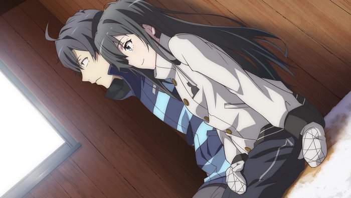 Hachiman Hikigaya and Yukino Yukinoshita