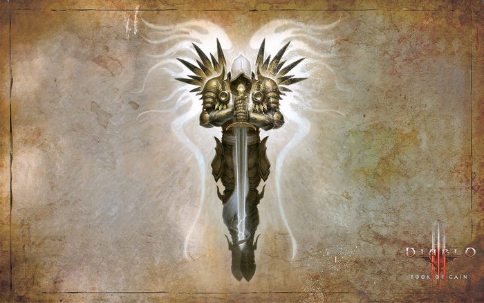 Tyrael from Diablo 3 Book of Cain
