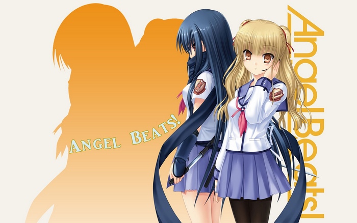 Angel Beats! Yui and Kanade Tachibana