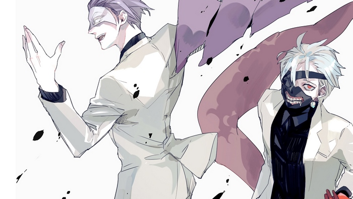 Shuu Tsukiyama and Ken Kaneki from Tokyo Ghoul