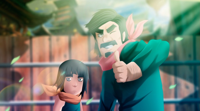 Might Guy and Rock Lee from Naruto