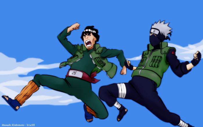 Might Guy and Kakashi from Naruto