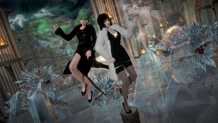 Tatsumaki and Fubuki from One-Punch Man