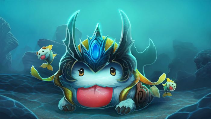 Nami from League of Legends with fish