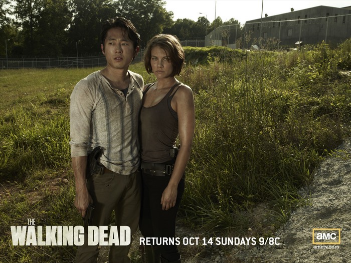 Glenn and Maggie from The Walking Dead