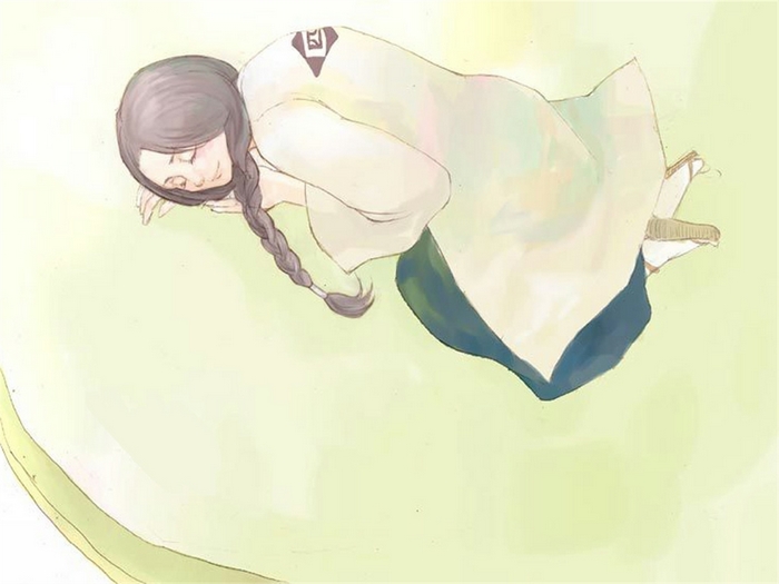Retsu Unohana sleeping