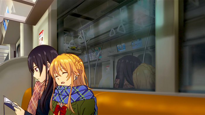 Yuzu Aihara on a Train