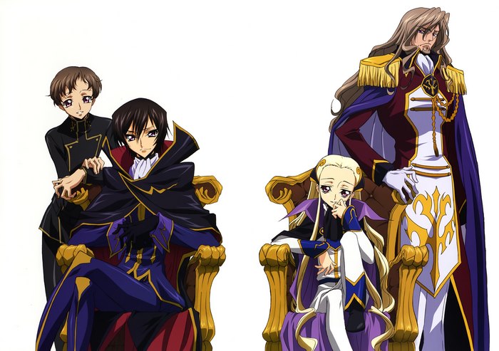 Rolo Lamperouge and Lelouch vi Britannia from Code Geass