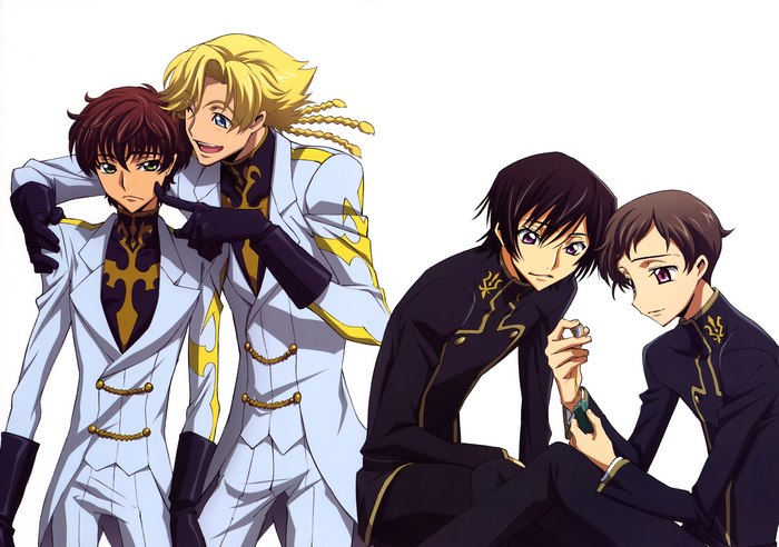 Rolo Lamperouge and Lelouch Lamperouge from Code Geass